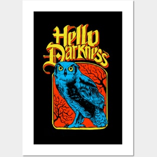 Hello Darkness - Night Owl Posters and Art